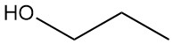 1-프로판올 구조