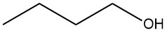 1-부탄올 구조